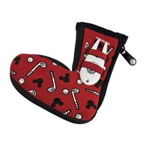 Disney Mickey Golf Club Head Cover NOS Hidden Mickey Mouse Zip W/ Divot USA